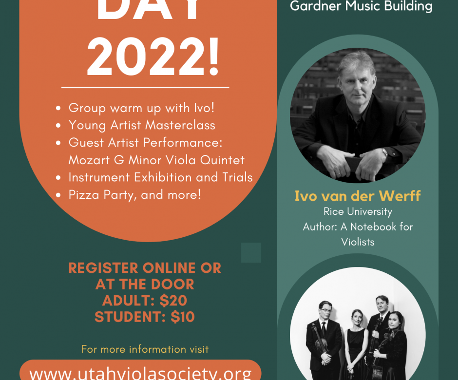 Utah Viola Society – Viola Day 2022